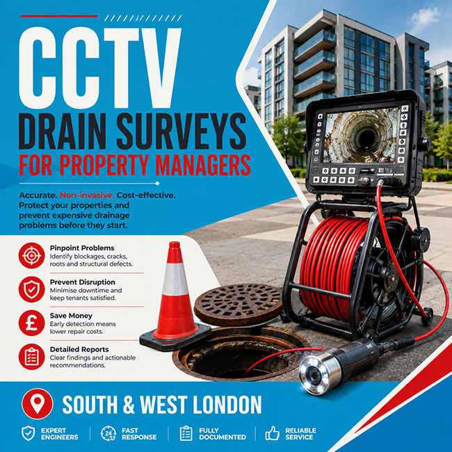 CCTV Drain Survey West London for Property Managers