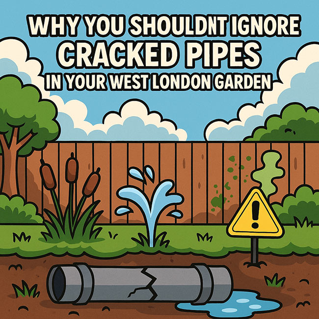The Hidden Dangers of Cracked Pipes Lurking Beneath Your West London Garden