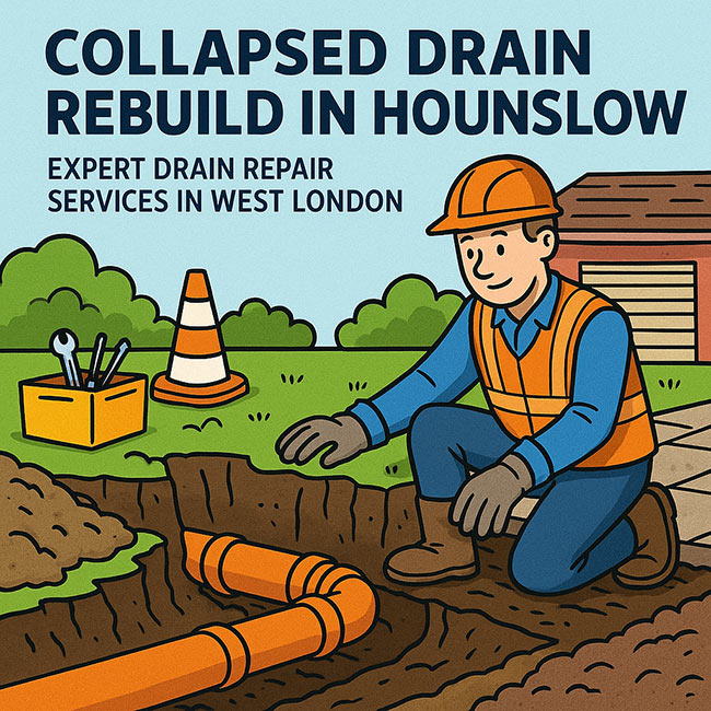 Collapsed Drain Rebuild in Hounslow: Expert Drain Repair Services in West London